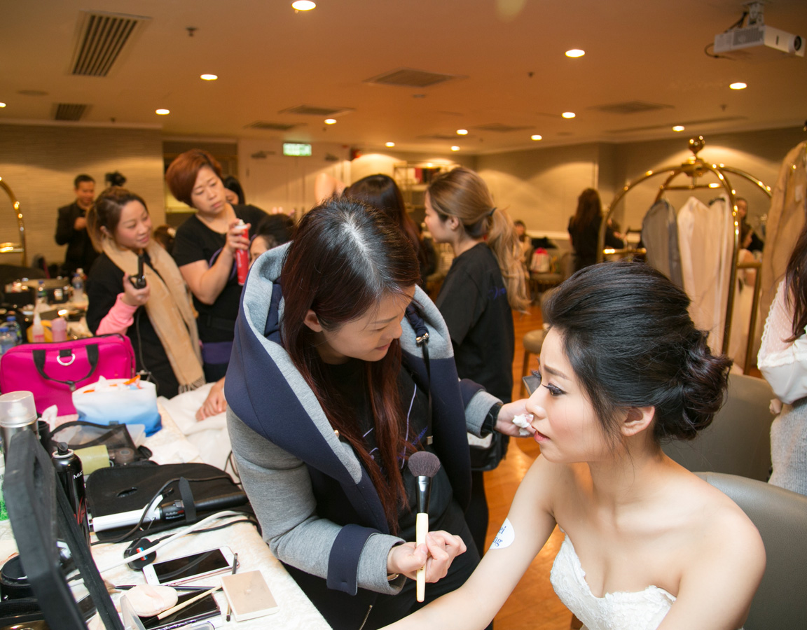 為婚紗匯演提供化妝及髮型設計的團隊 Veron Professional Make-Up Workshop