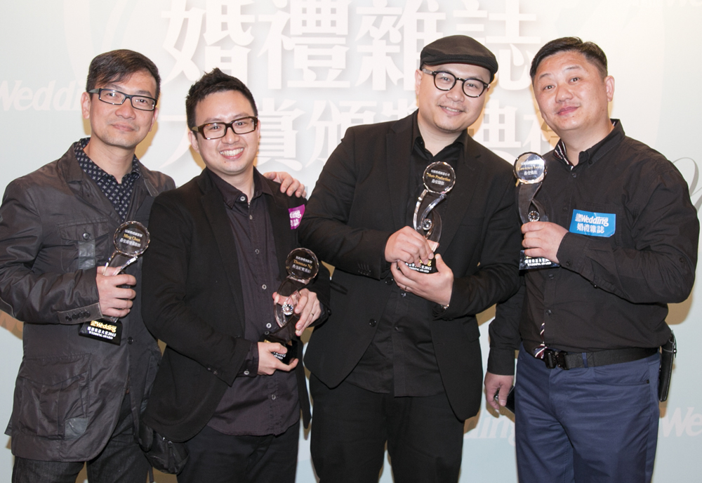 幾位婚慶業界鉅子Ming Chan、Thomas Ng、Freddy Ma、Simon Ho