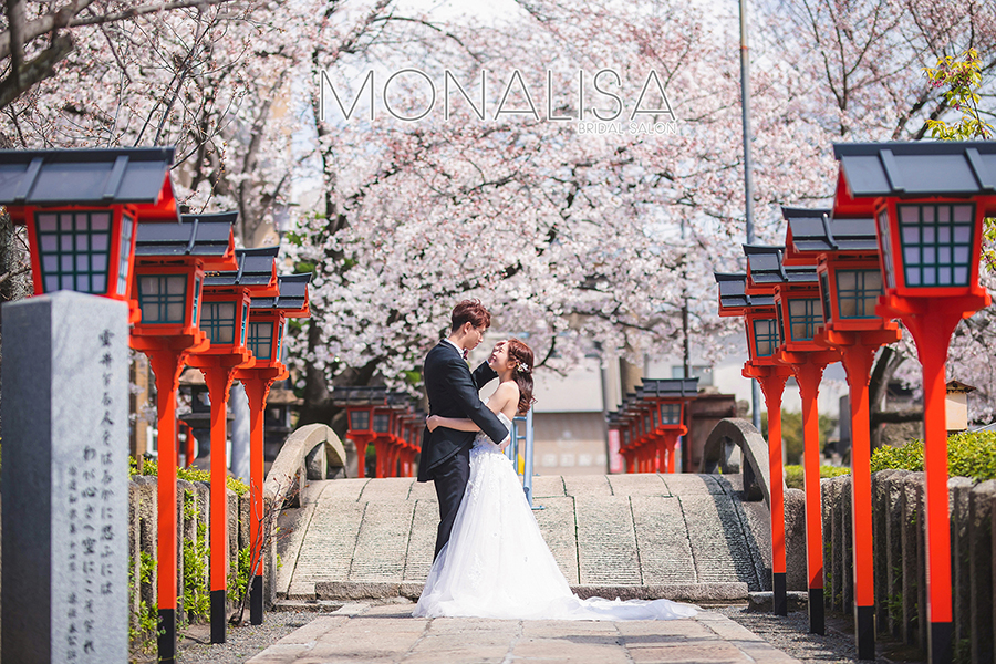 日本櫻花婚照