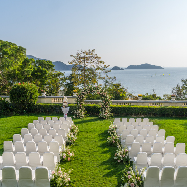 The Repulse Bay_Wedding_Front Lawn Setup